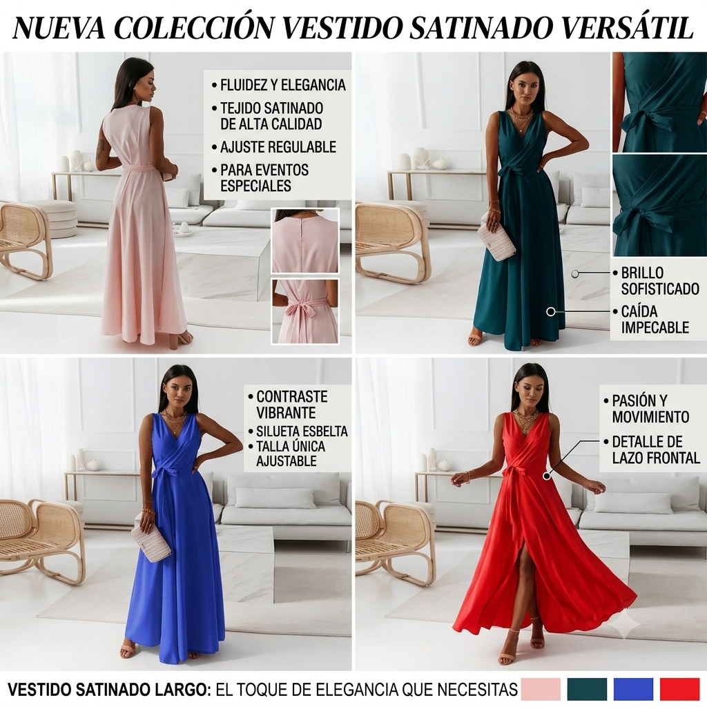 ✨ Vestido Maxi Elegante con Cinturón | ZouStyle