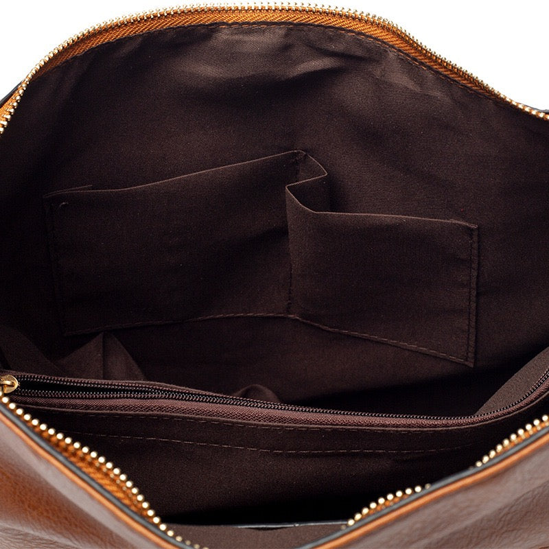 Bolso Hobo de Cuero para Mujer – Gran Capacidad