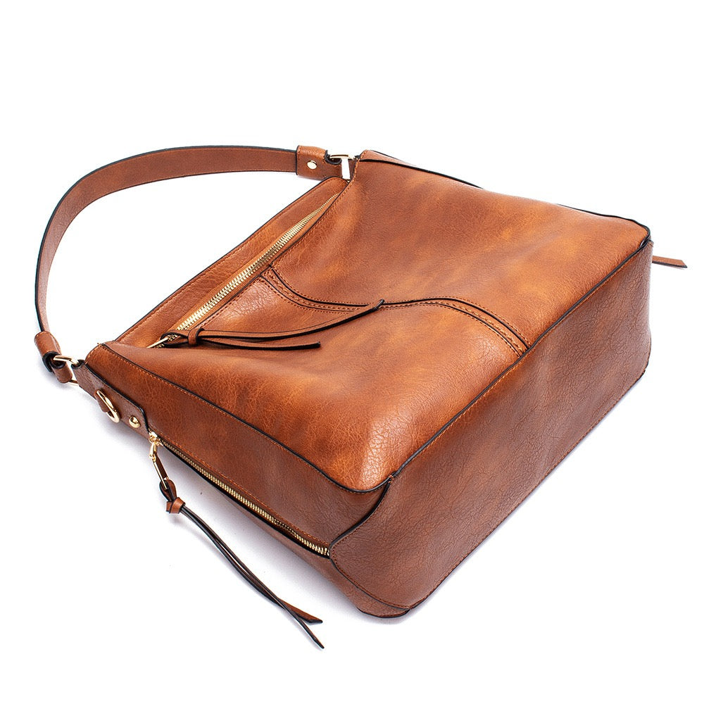 Bolso Hobo de Cuero para Mujer – Gran Capacidad